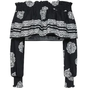 Tensione In long sleeve crop Top Black M